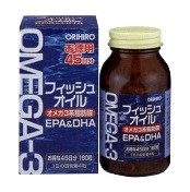Dầu cá Omega-3 Orihiro 180 viên